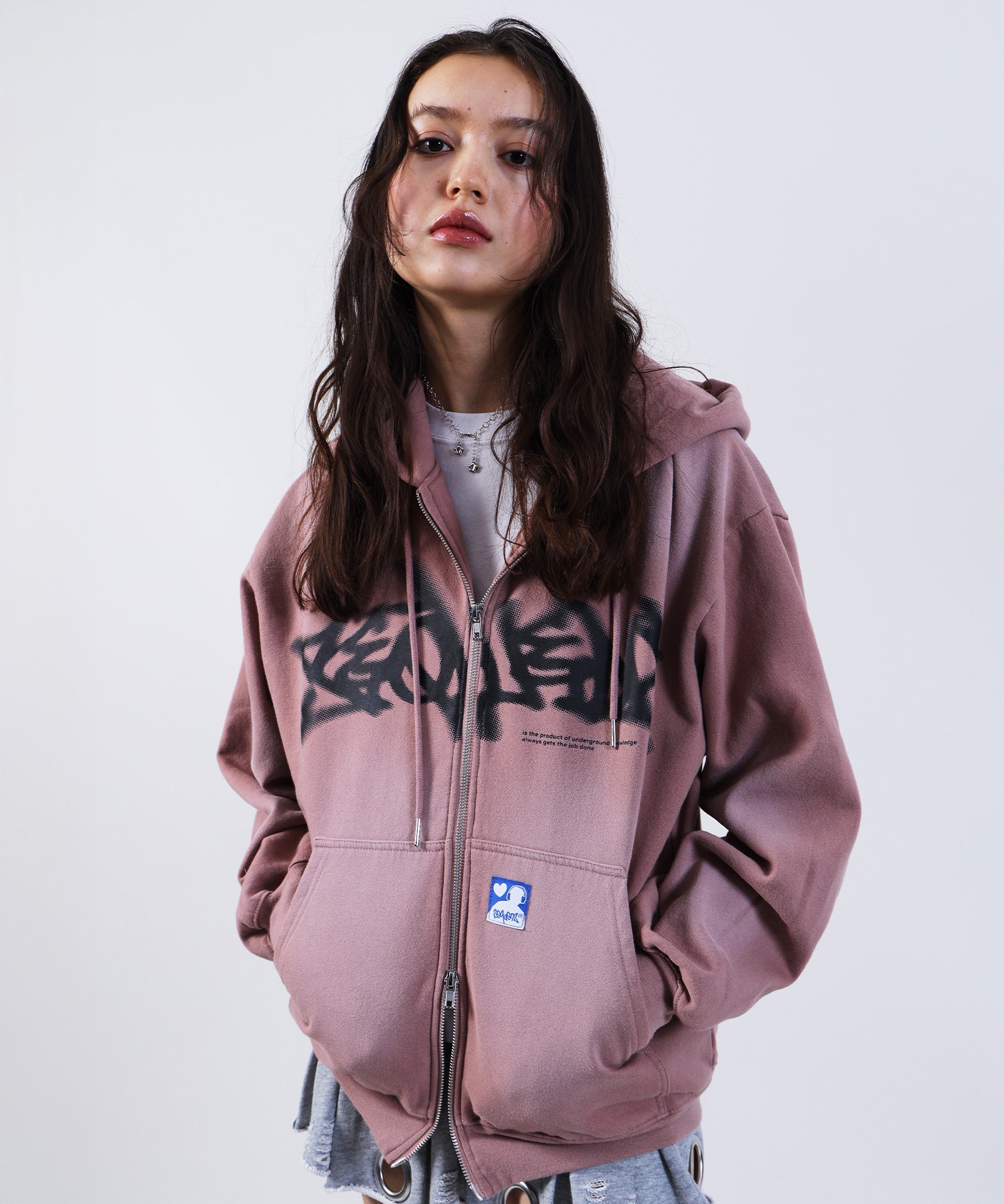 SEQUENZ（シークエンズ）】FADE ZIP P/K /フルジップ オーバーサイズ