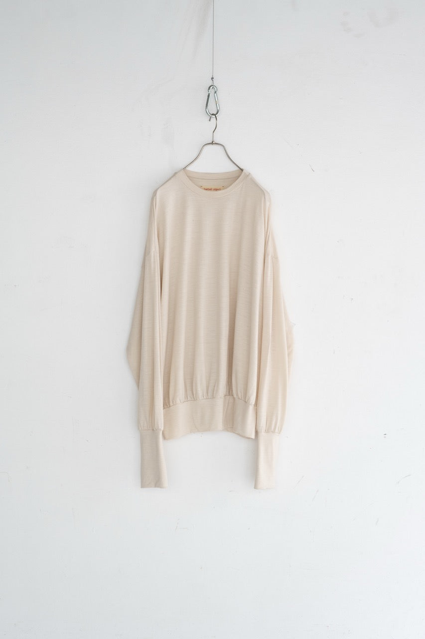 barbell object 「bo-06cn02 sw bo top (loose) / ecru」 – SISTER