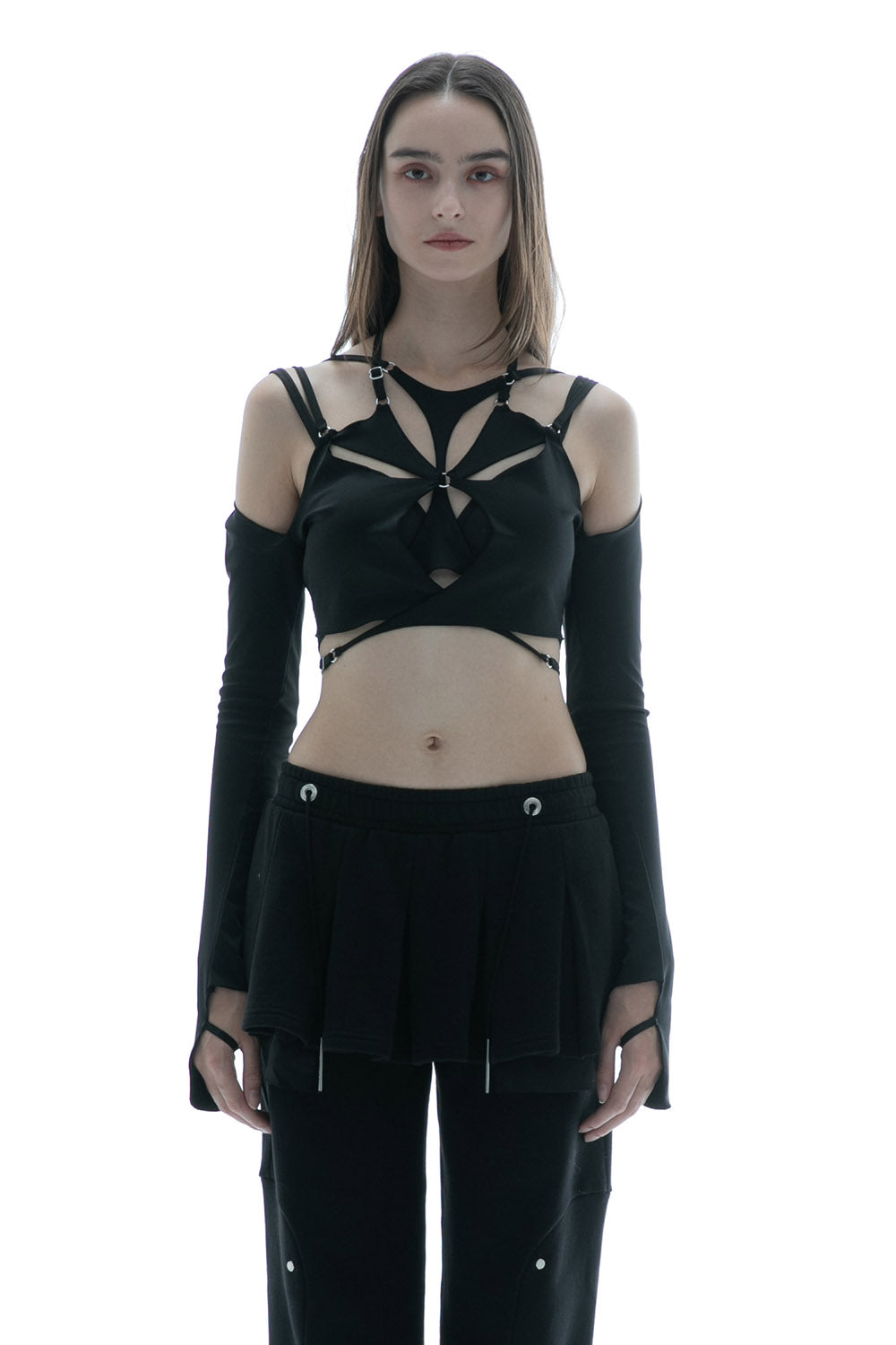 THEREDTHREAD / ザレッドスレッド】S slit fit tops petal