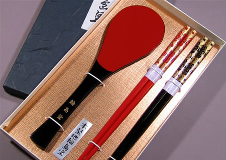輪島塗（一般のお客様） ＞ お箸と小物 ＞ その他 ＞ しゃもじセット