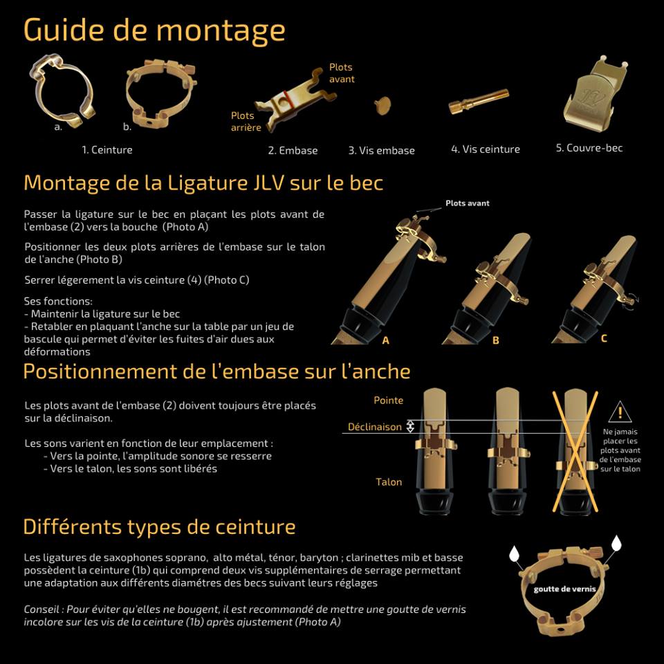 楽天市場】☆JLV アルトサックス用 リガチャー プラチナメッキ ラバー