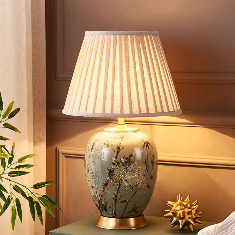 楽天市場】エナメルセラミック照明スタンドライト テーブルランプ