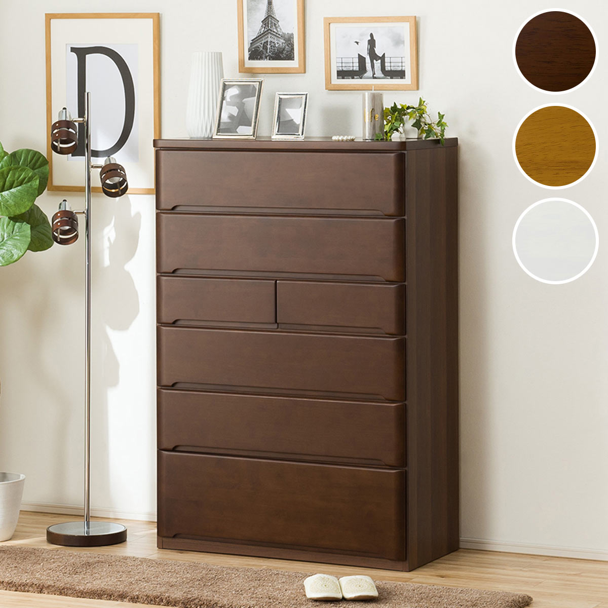 楽天市場】ハイチェスト 幅90cm (オウカ2 DVD90HC) ニトリ 【配送員