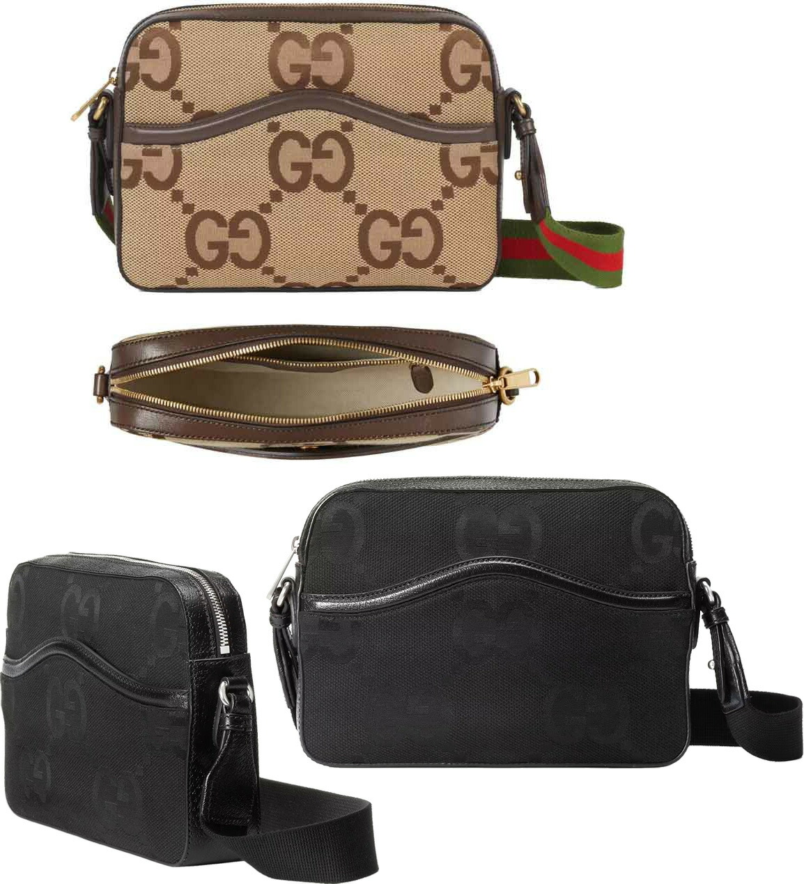 楽天市場】GUCCI グッチ メッセンジャーバッグジャンボGGキャンバス
