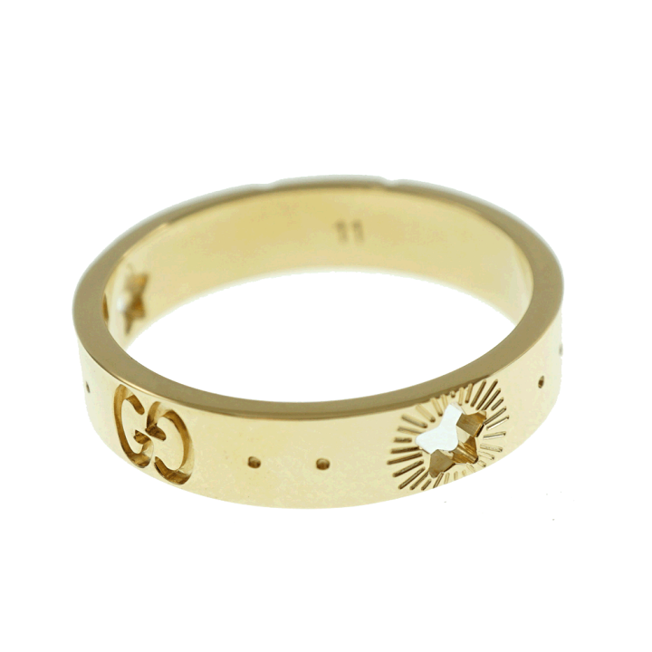 楽天市場】GUCCI【グッチ】アイコンスターリング K18YG(18金イエロー
