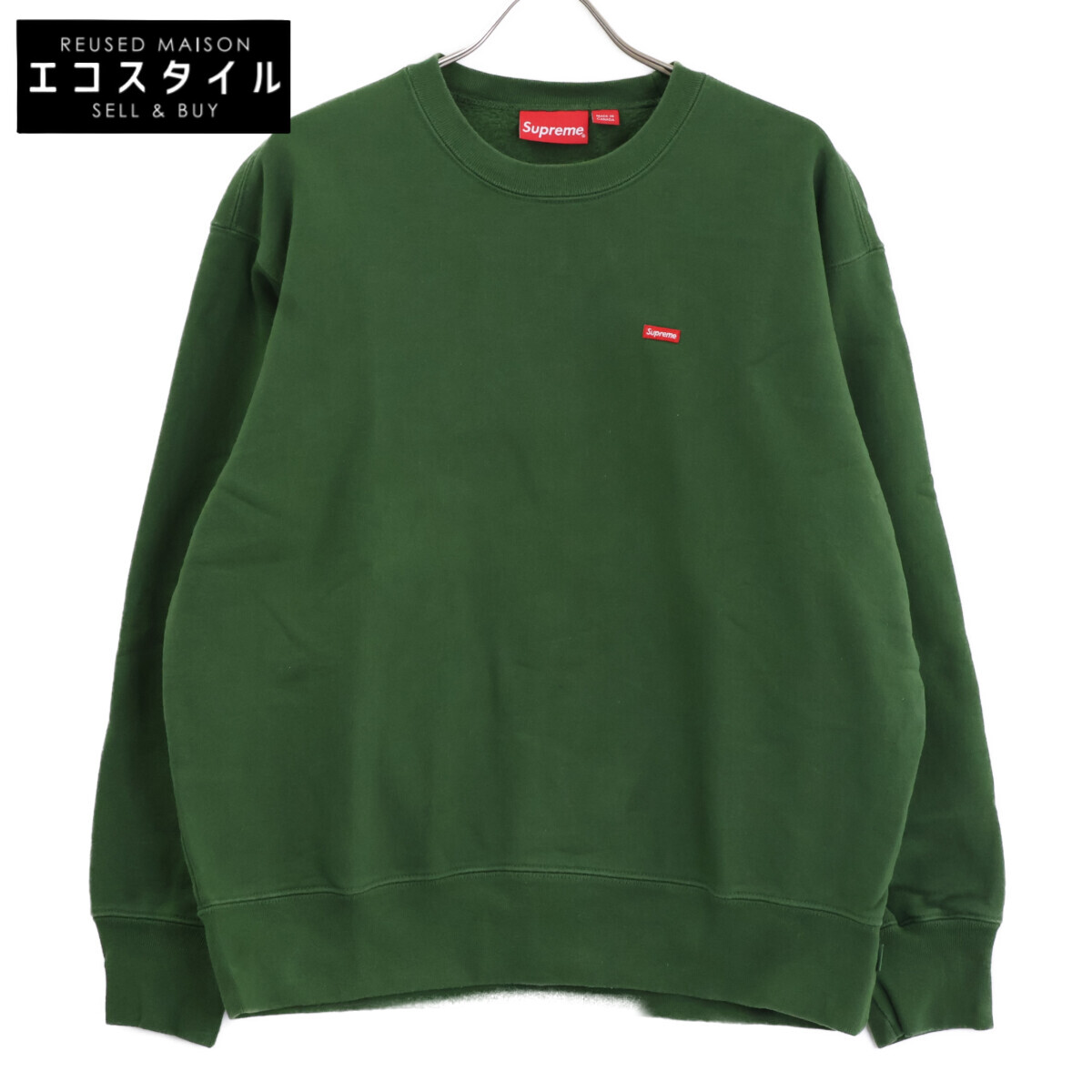 楽天市場】supreme box logo crewneck グリーンの通販
