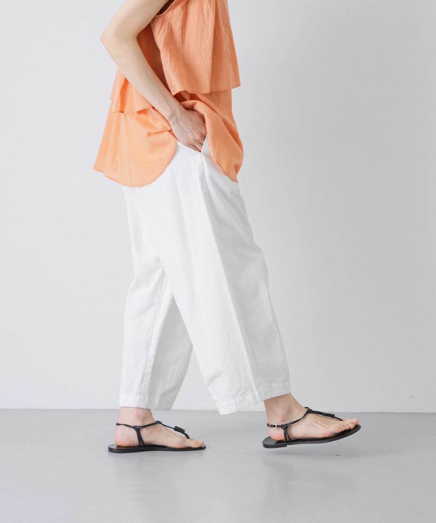 かぐれ｜コットンクロップドパンツ | Rakuten Fashion(楽天