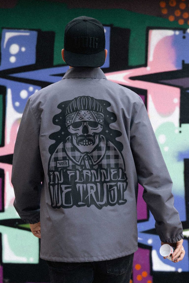 CHINGÓN Grey Coach Jacket - Volk FLANNEL