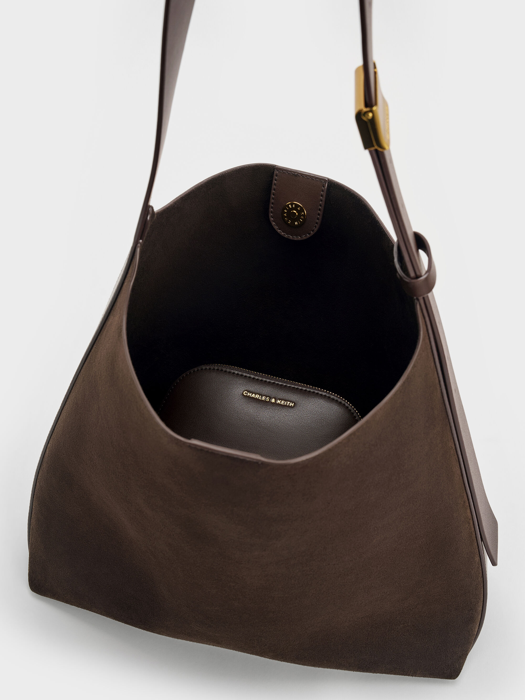 Edna エドナ トートバッグ - エスプレッソブラウン | CHARLES & KEITH