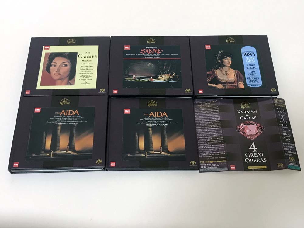 ESOTERIC/SACD エソテリックカラヤン&カラス グレイト4オペラズ