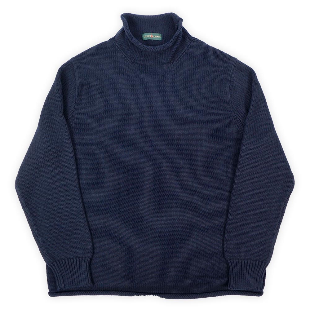 90's J.CREW ロールネック コットンニットmtp079a1901501077｜VINTAGE