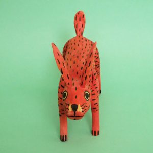 ウサギ（ヴィンテージ オアハカ ウッドカービング）- LABRAVA