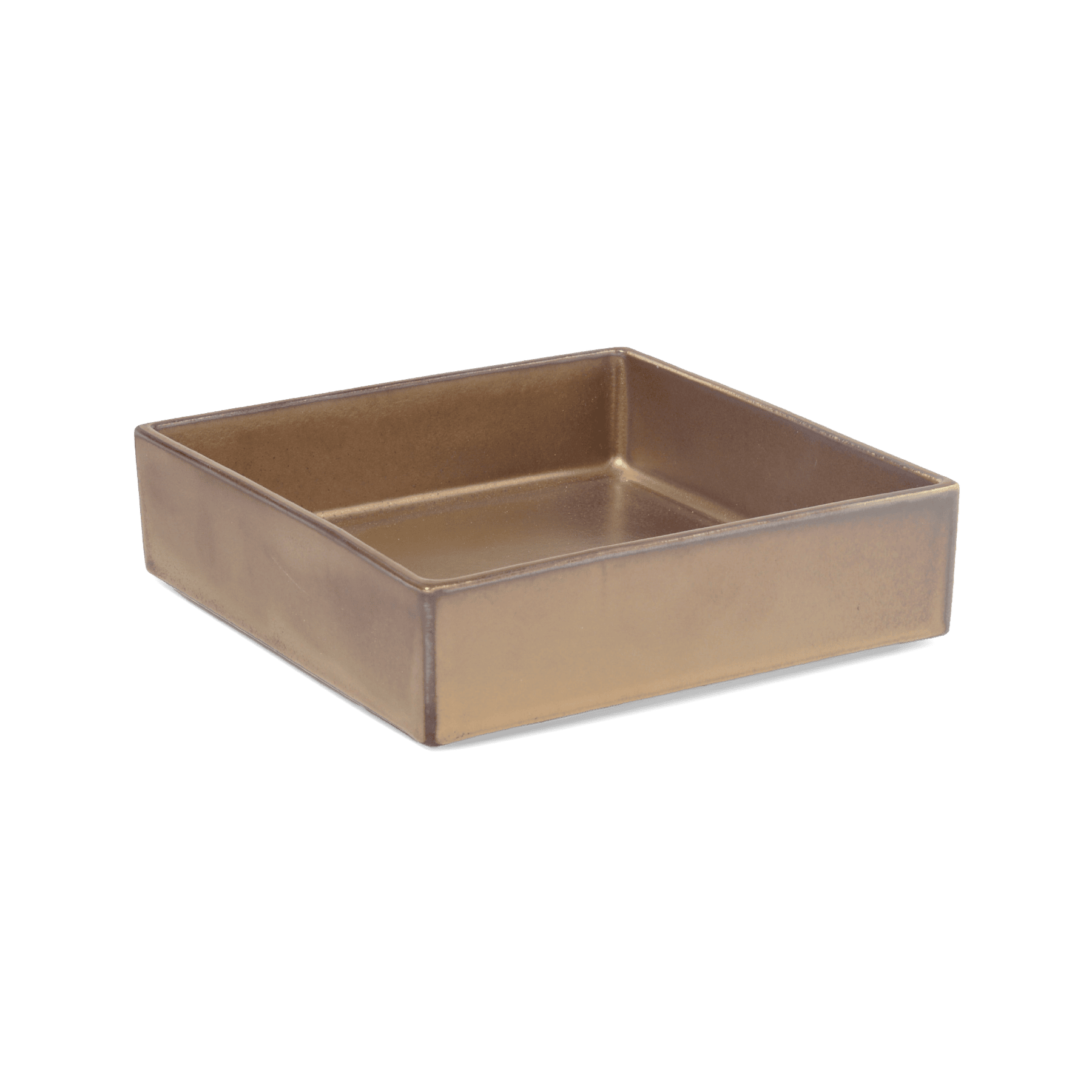 NEW ITEM :: ソブル6寸正角鉢（ブロンズ） - マルミツウェブストア