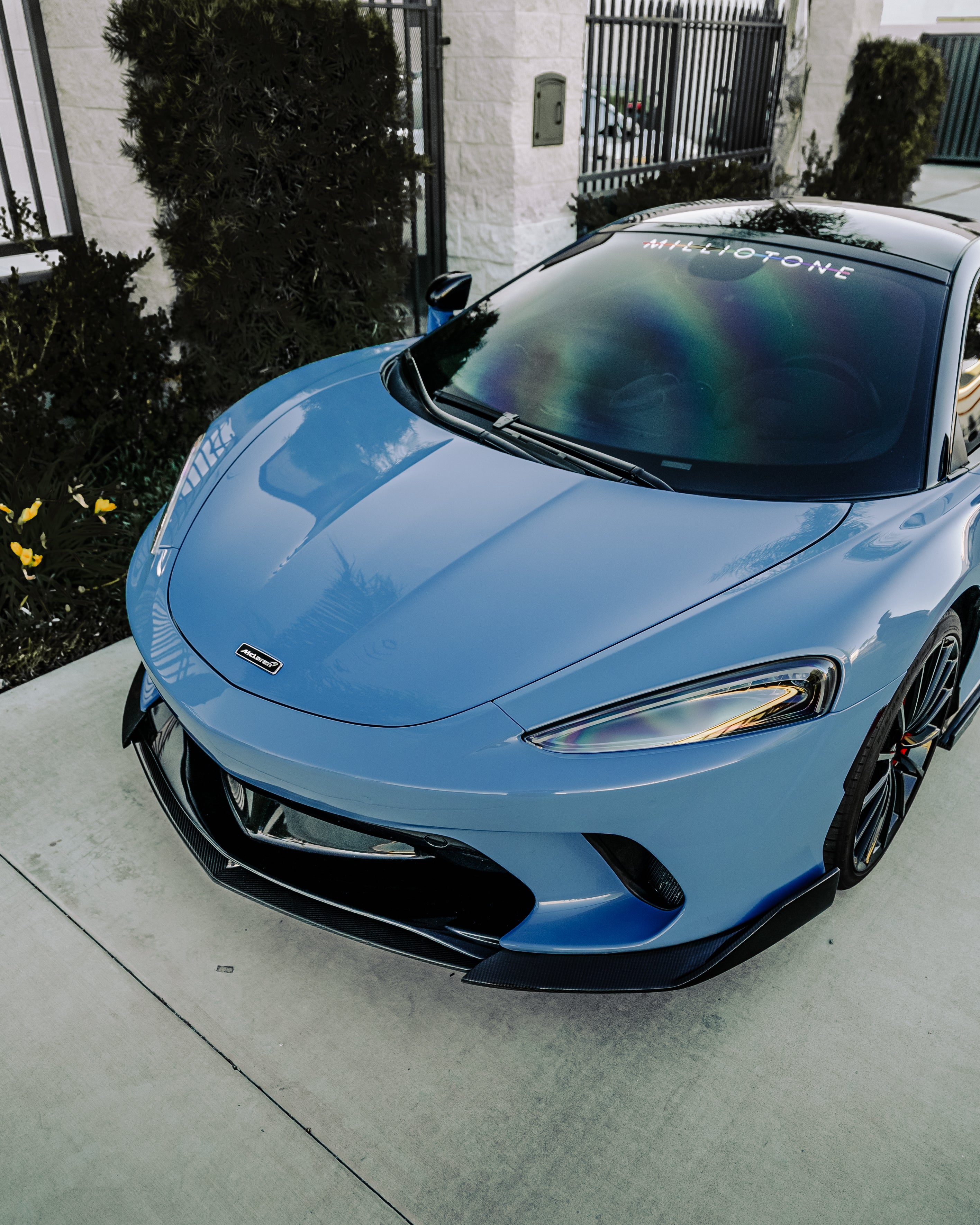 Milliotone Super Gloss China Blue Vinyl Wrap