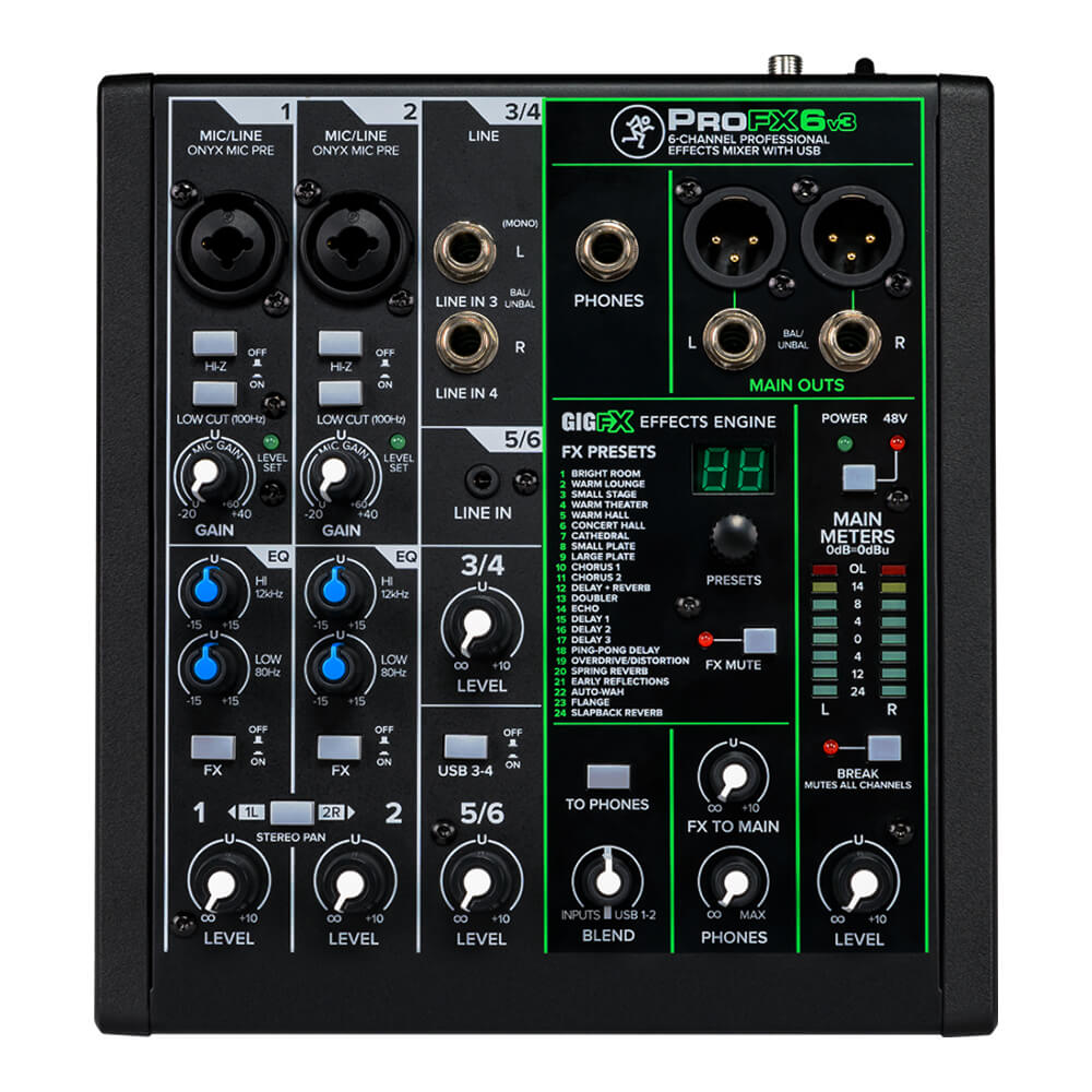 MACKIE ProFX6v3｜ミュージックランドKEY