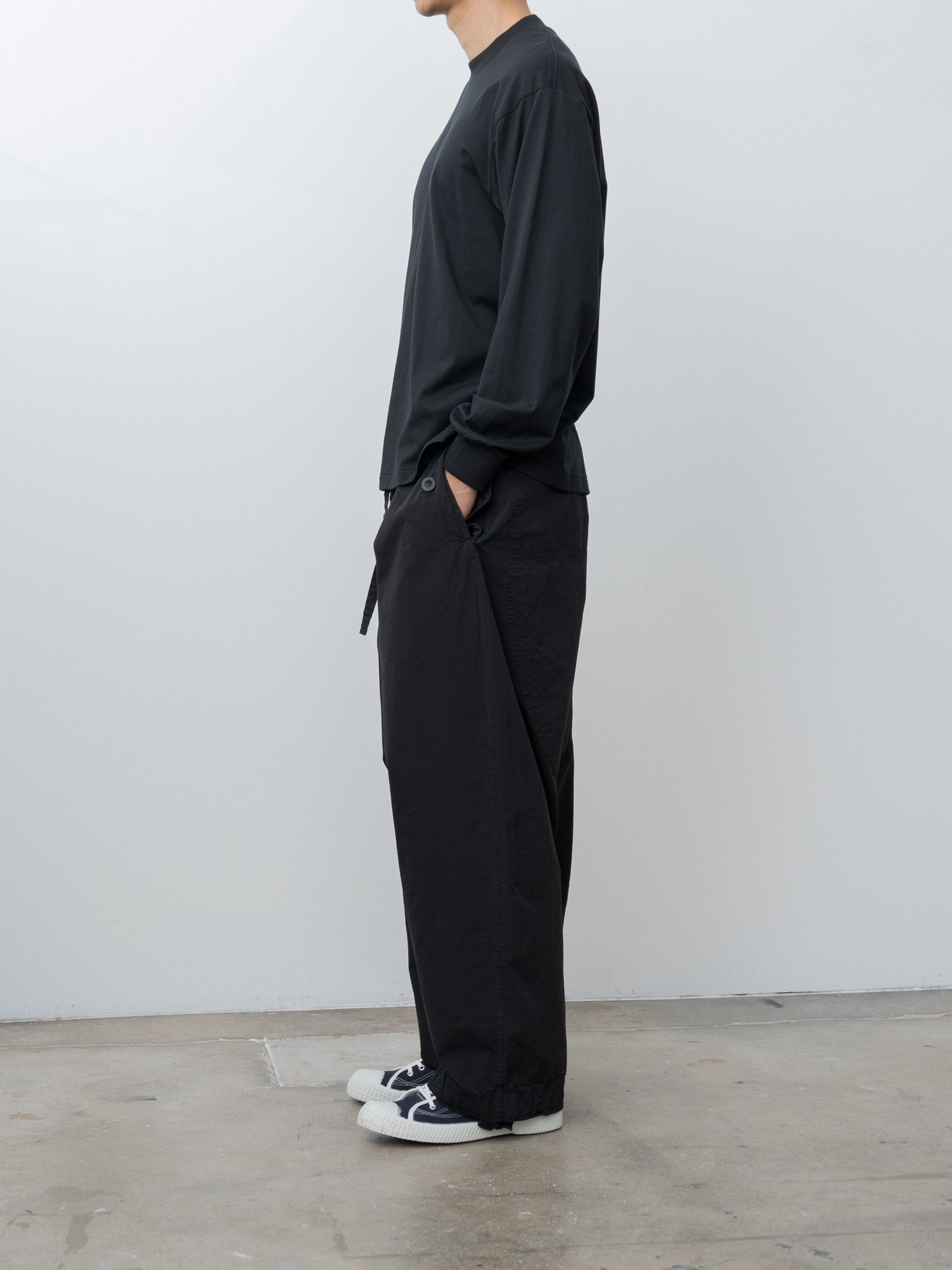 Namu Shop - Casey Casey Abel Pants PAPER COT - Pitch Black
