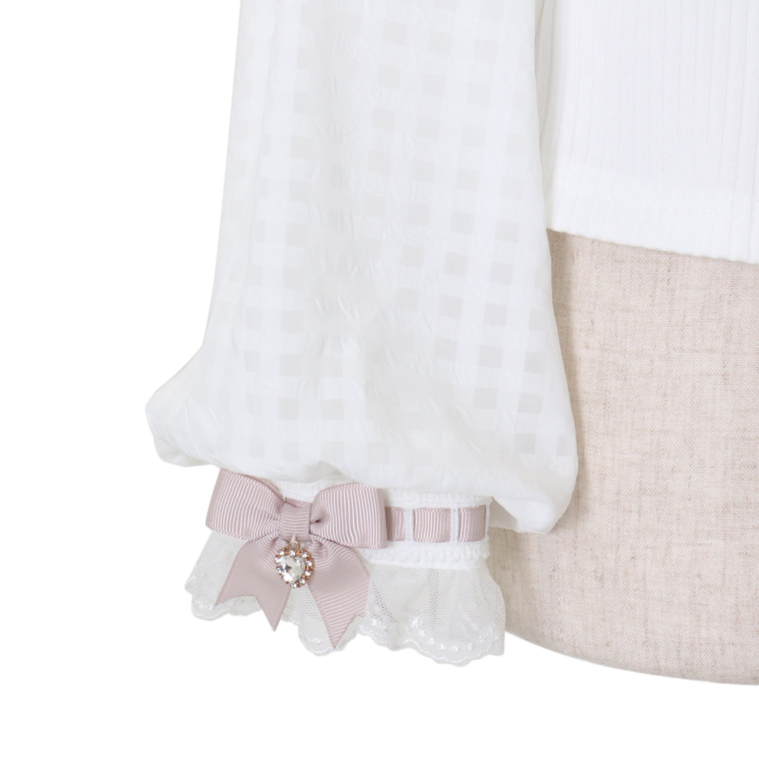 USED】ストロベリー刺繍セーラーリブブラウス | LIZ LISA | ロリータ