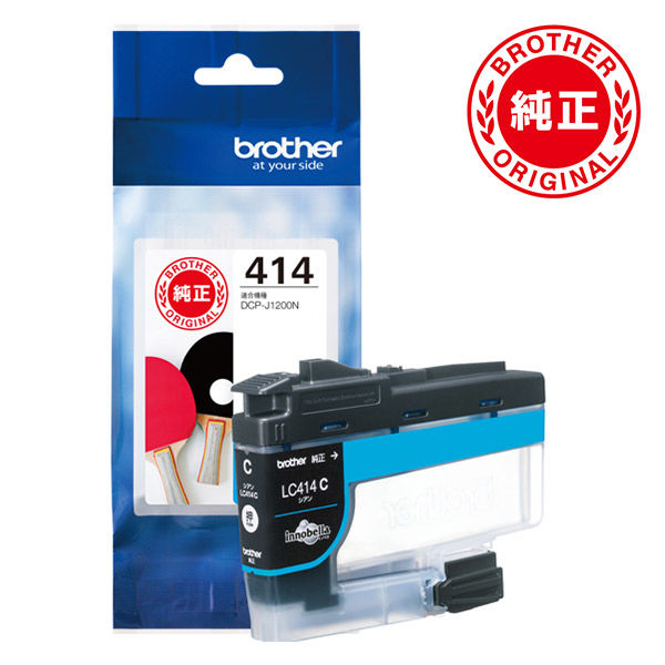 ブラザー LC414BK/C/M/Y 純正インクカートリッジ □4色セット - トナー