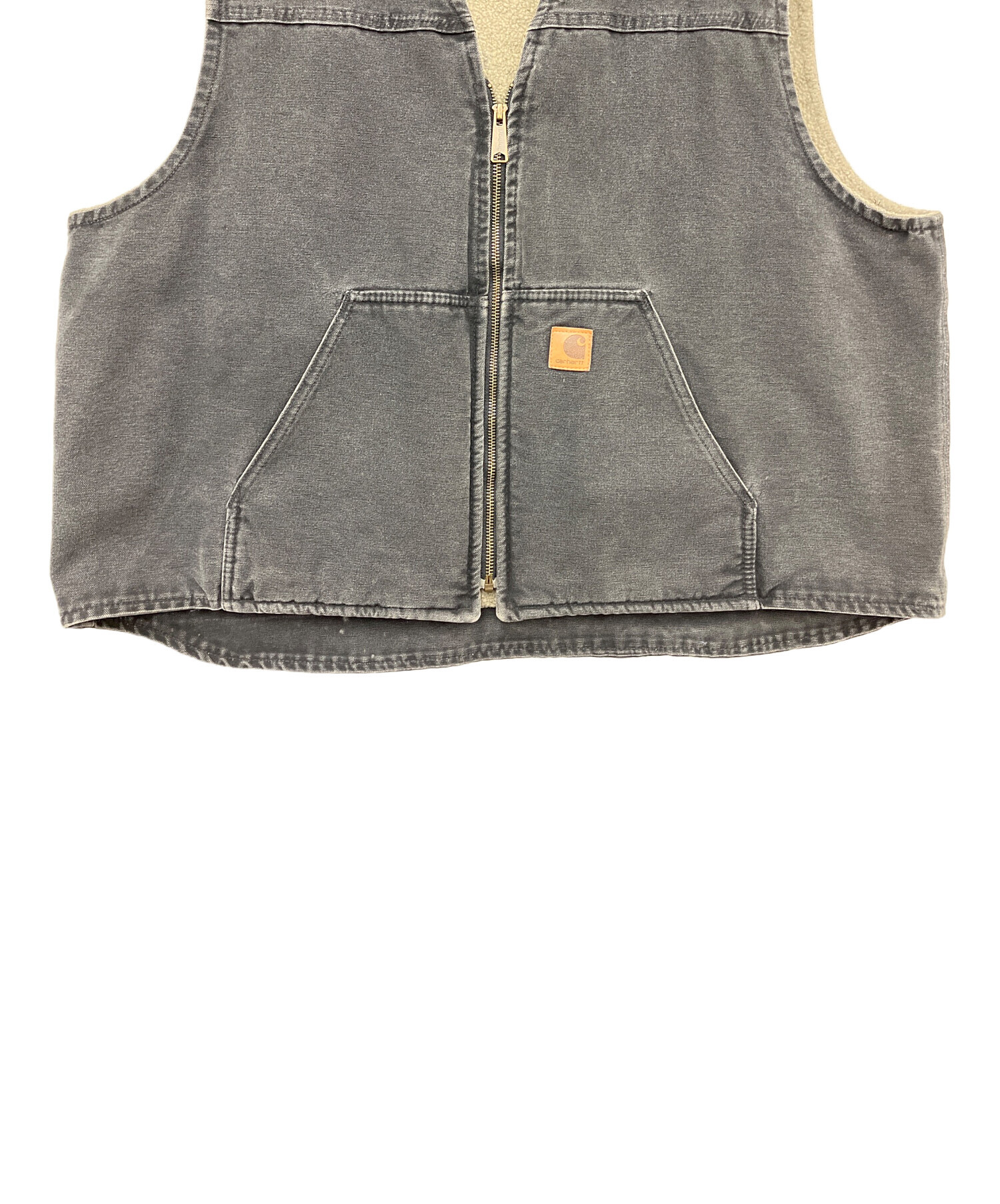 中古・古着通販】CarHartt (カーハート) ダックベスト グレー サイズ
