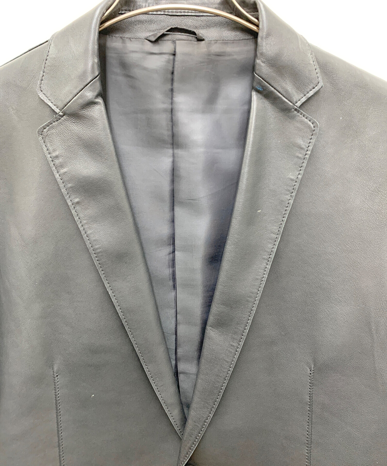 中古・古着通販】Calvin Klein (カルバンクライン) ラムレザー