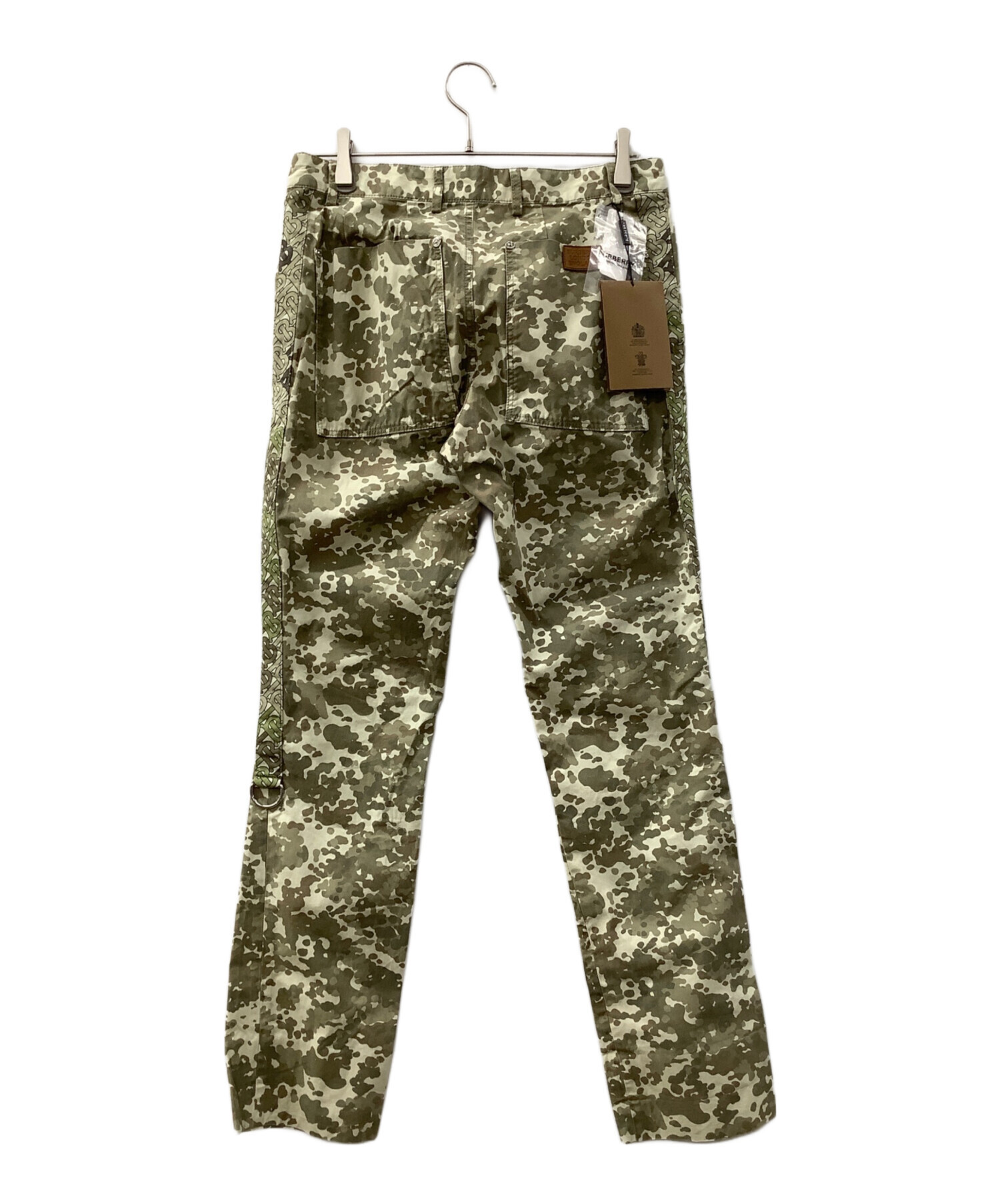 中古・古着通販】BURBERRY (バーバリー) TBサイドラインカモフラパンツ