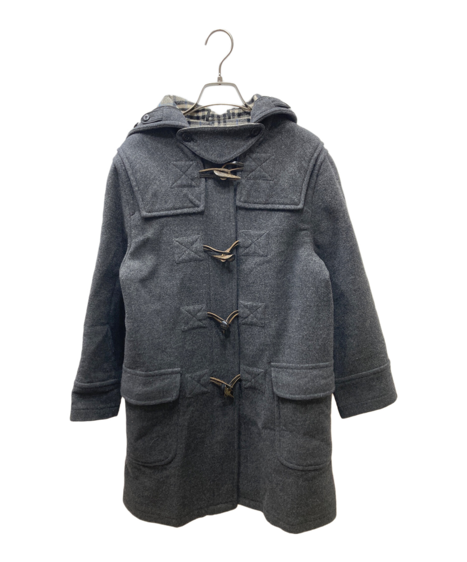 BURBERRY LONDON バーバリーロンドン ダッフルコート グレー L