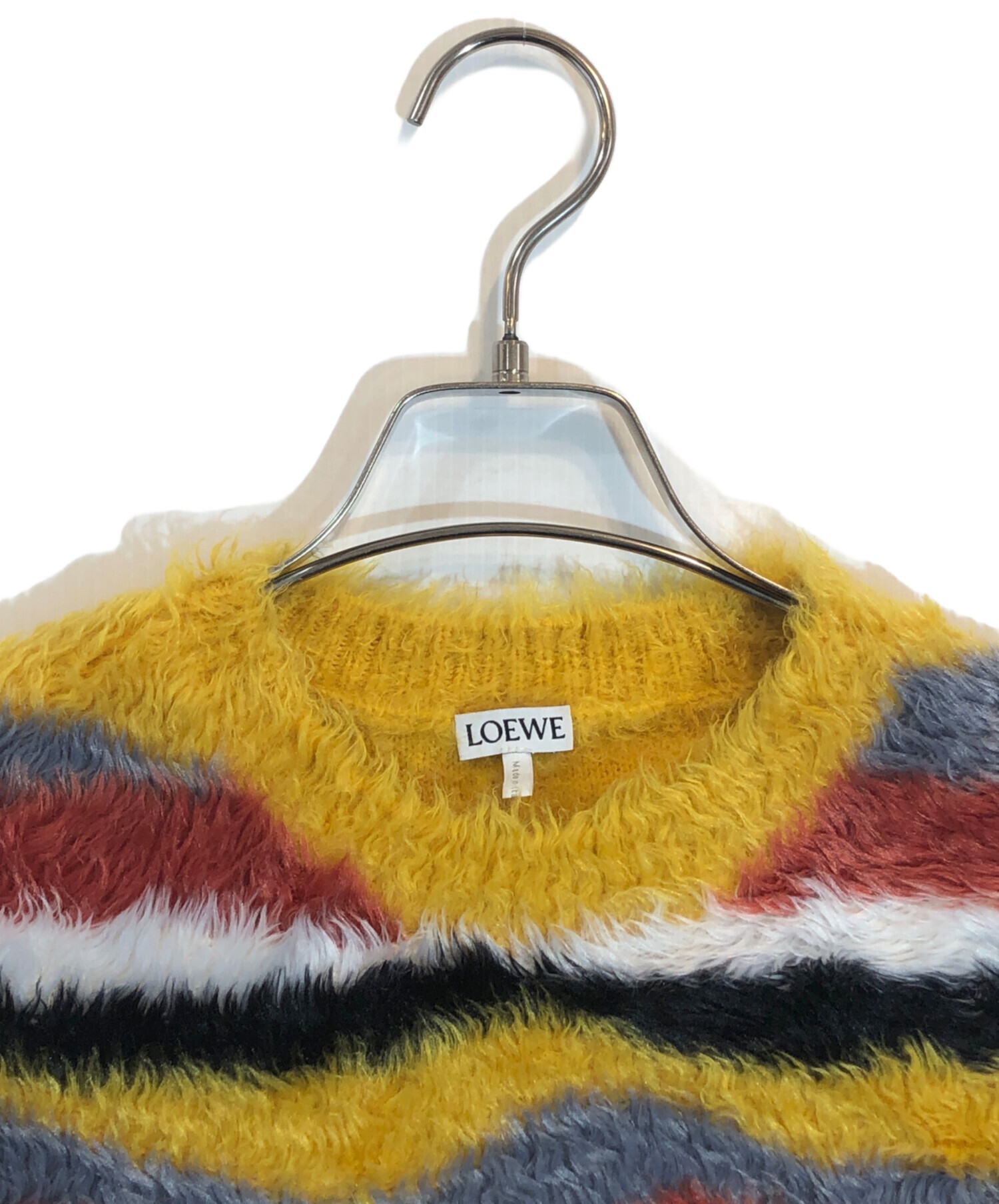 中古・古着通販】LOEWE (ロエベ) 総柄ニットセーター マルチカラー