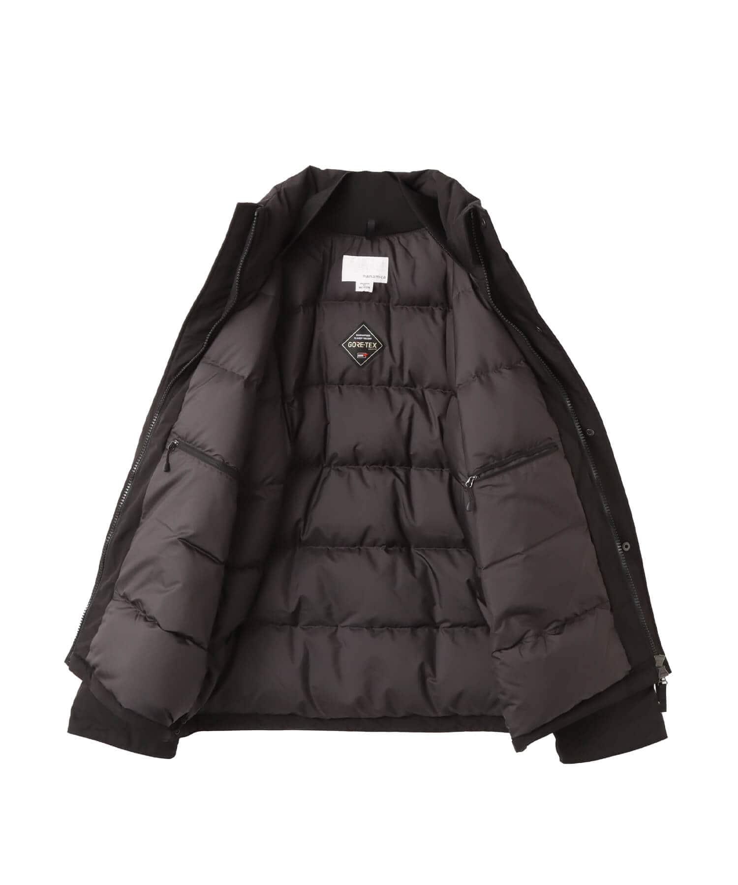 nanamica GORE-TEX Short Down Jacket Black（ナナミカ ゴアテックス