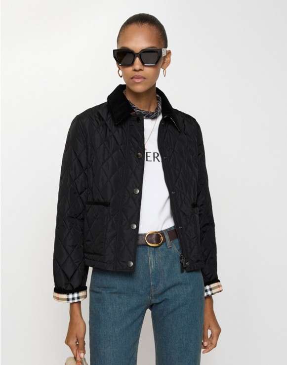 ウィメンズ デザイナーキルティングジャケット | Burberry® 公式サイト