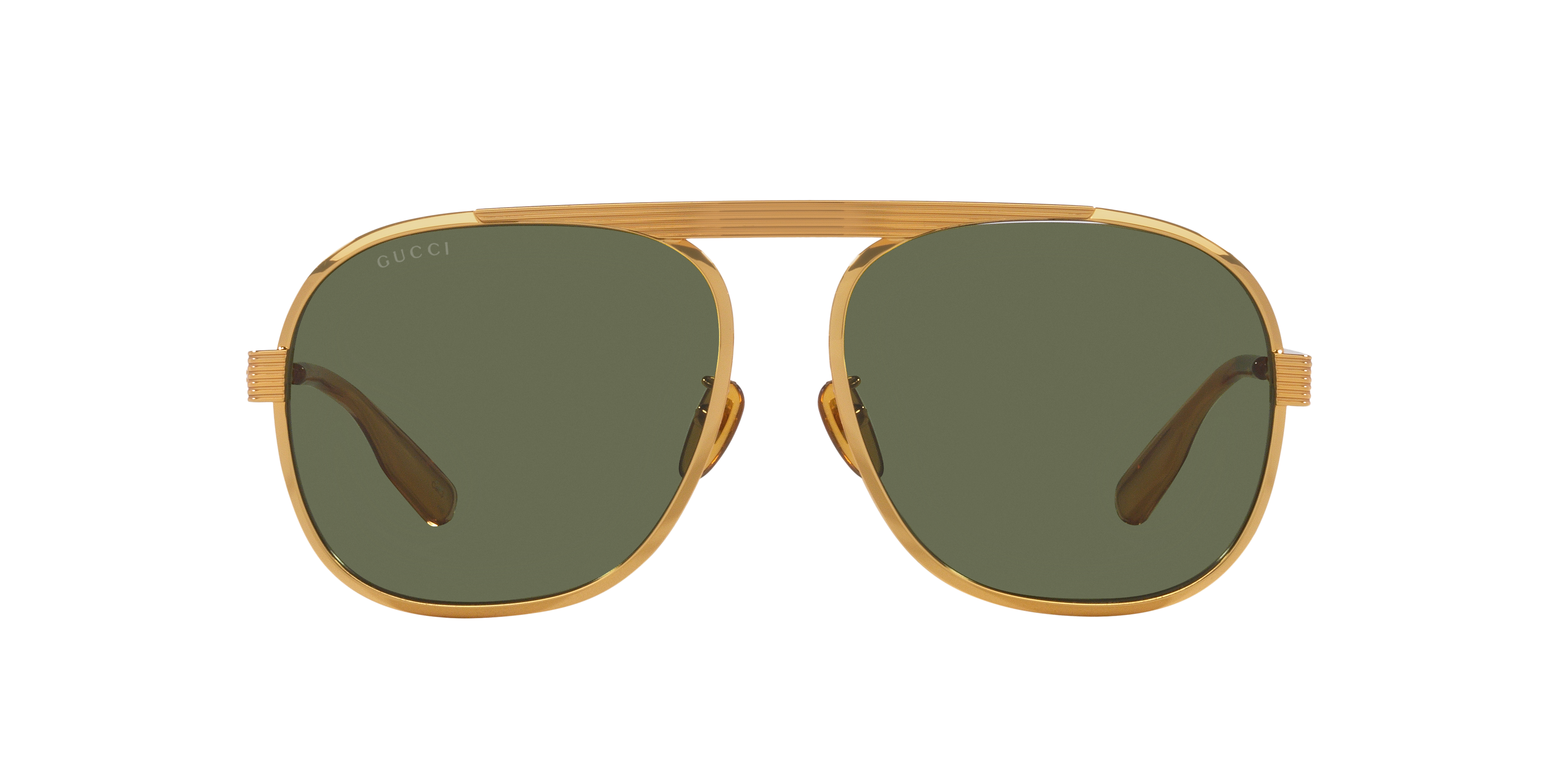 Gucci GG1514S XXL (60 - 18) with Green lenses and Gold frame