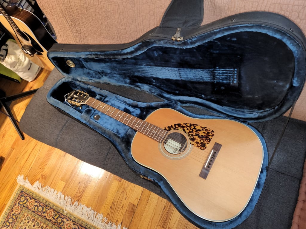 Epiphone 12-fret dread - Masterbilt AJ-500RCSNS like new - The