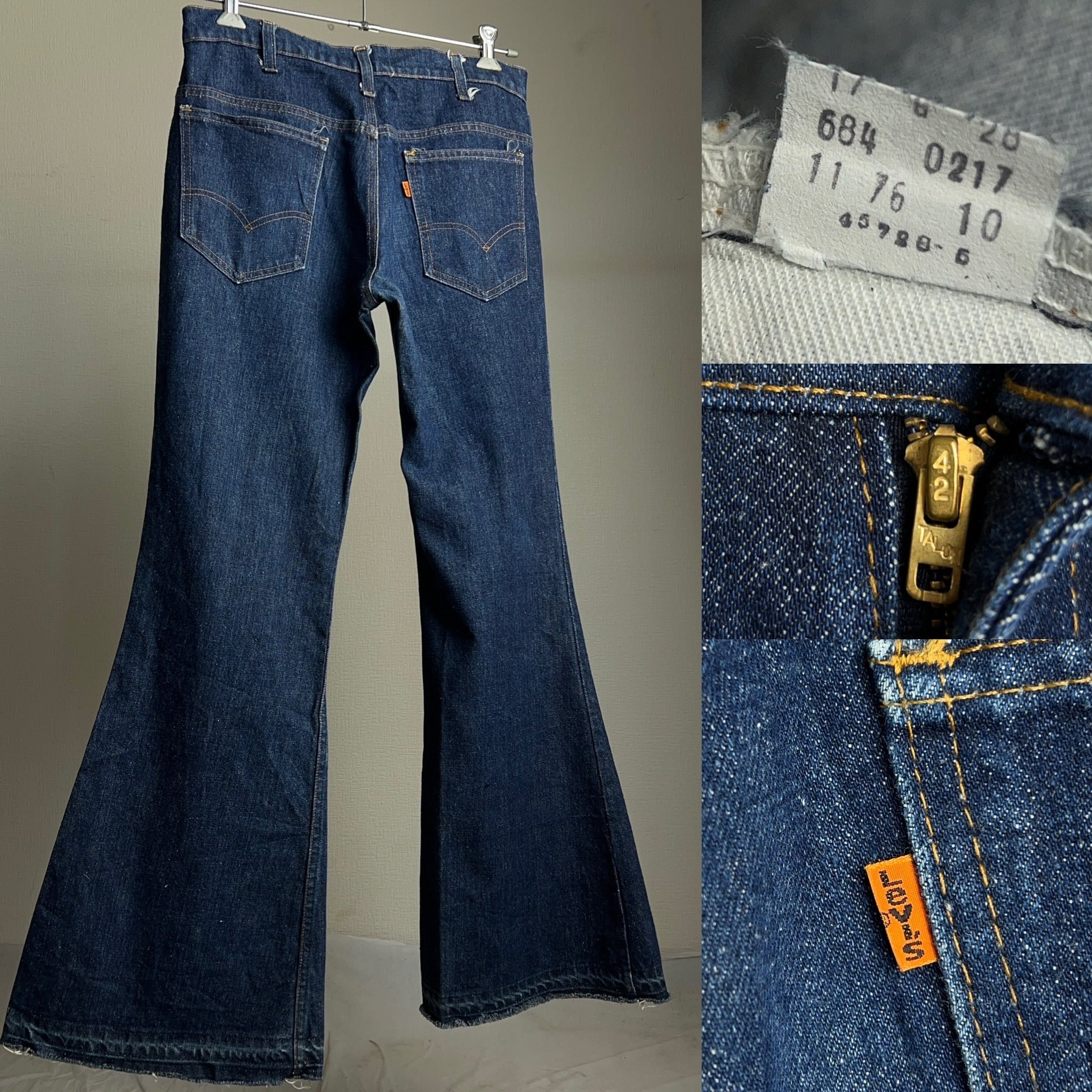 70's Levi's 684 BigBell Flare Pants W33 L33 70年代 リーバイス