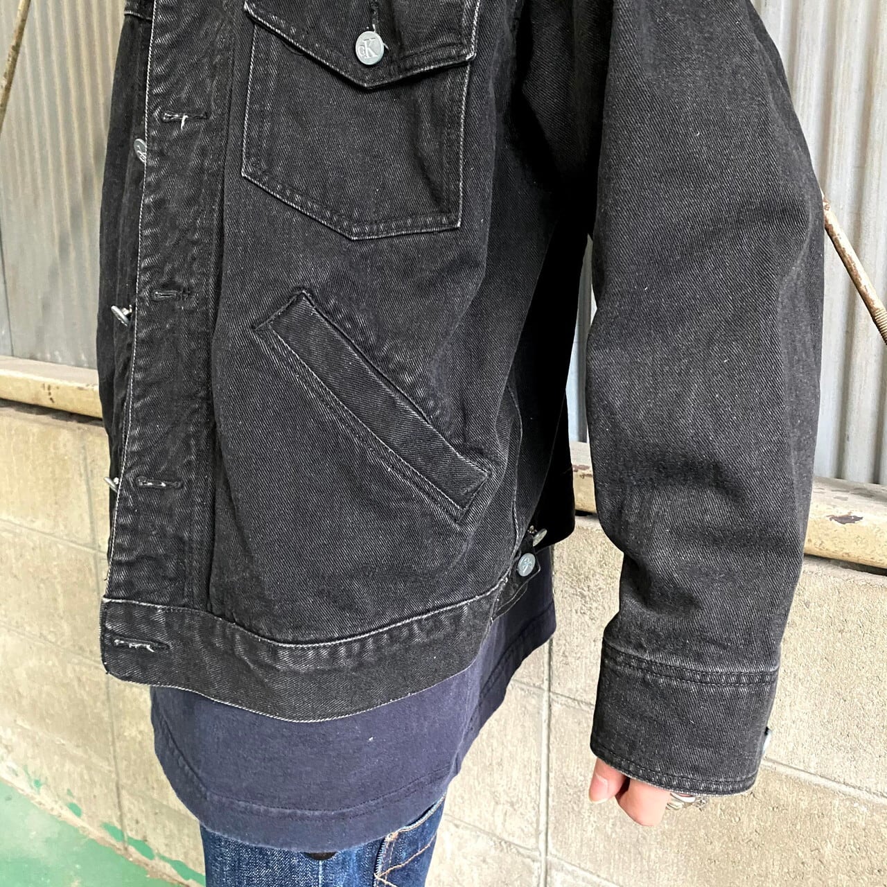 90年代 USA製 Calvin klein JEANS カルバンクラインジーンズ ブラック