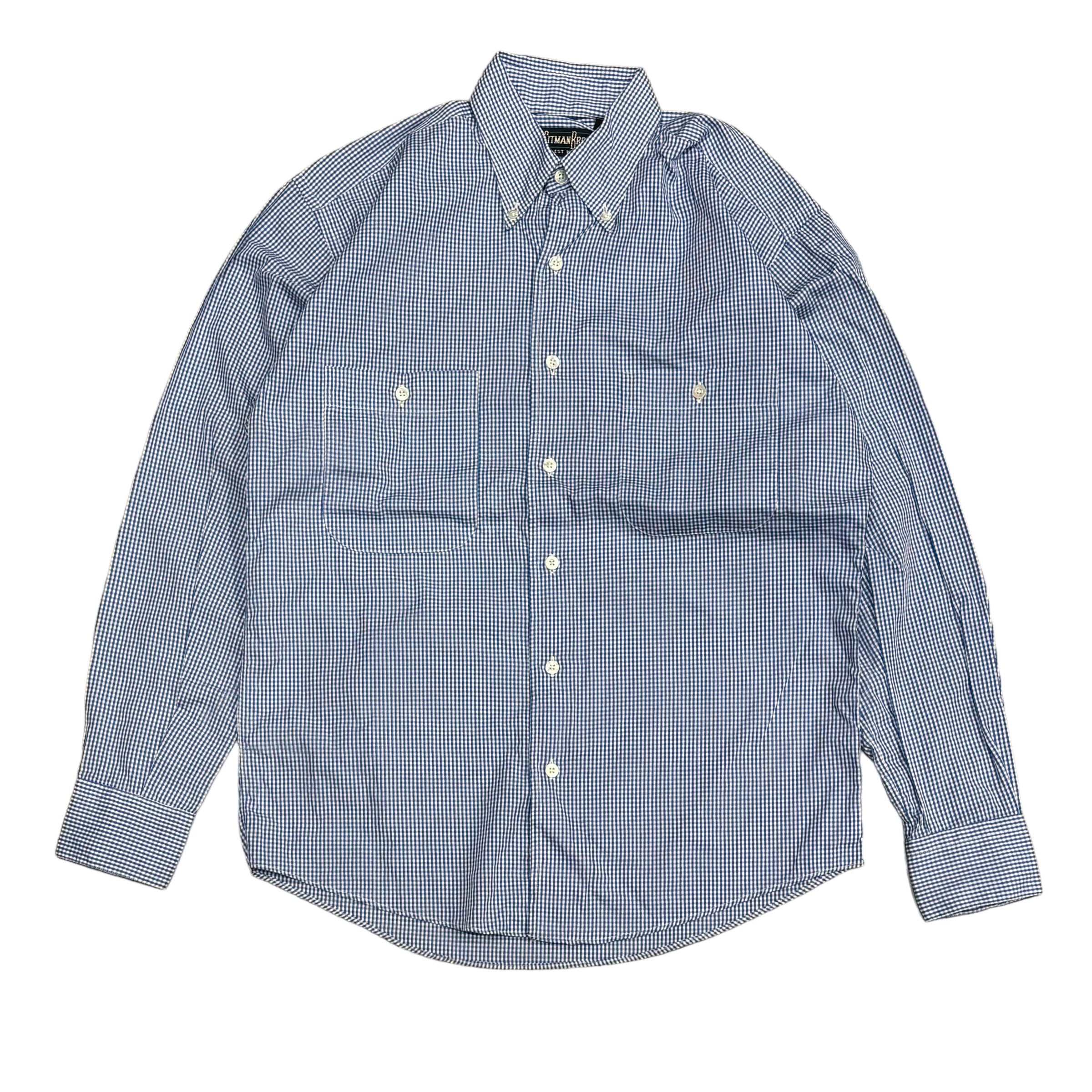 90's USA製 Gitman Bros Gingham Check L/S Shirt S / ギットマン