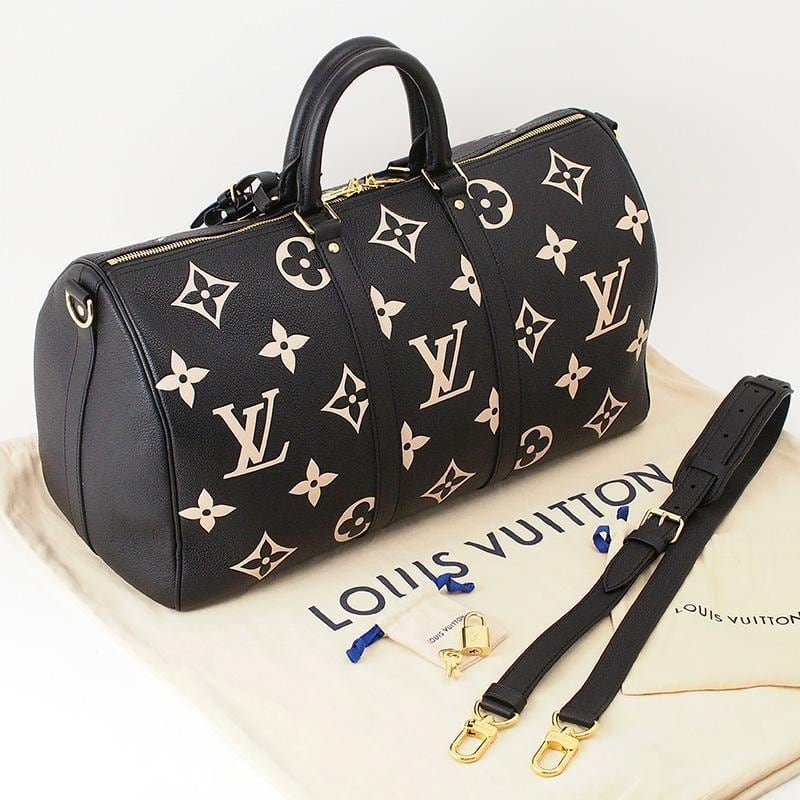 ルイ・ヴィトン LOUIS VUITTON キーポル バンドリエール 45 ボストン
