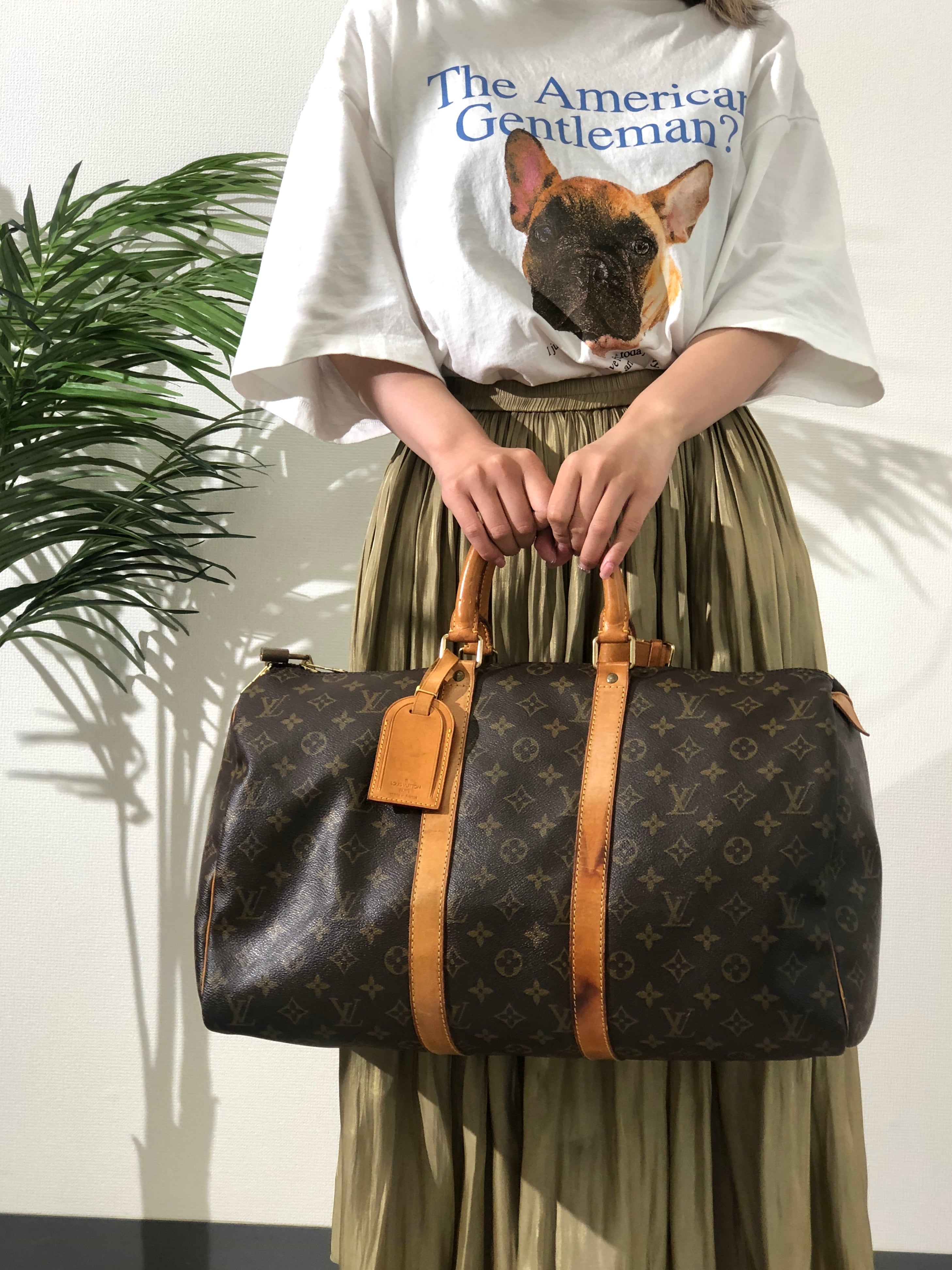 LOUIS VUITTON モノグラム キーポル45 ボストンバッグ 旅行鞄