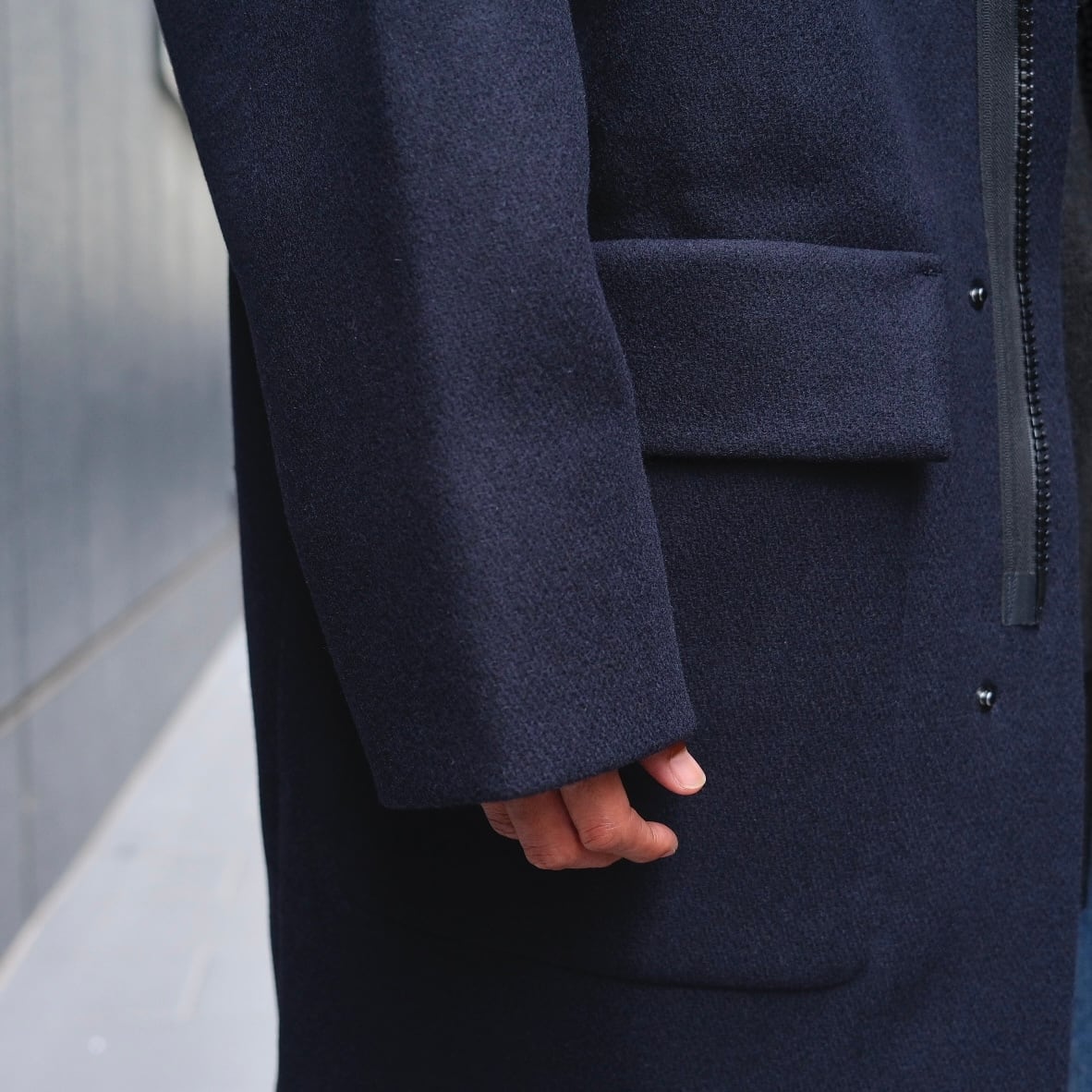 Sans limite(サンリミット) / メルトンマンパⅡ -navy-(W2404122) | Signs