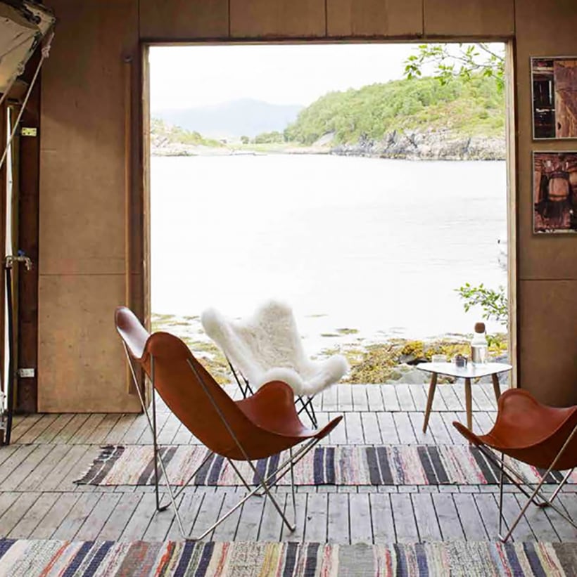 レビューでピロープレゼント》BKF Chair バタフライチェア ICELAND