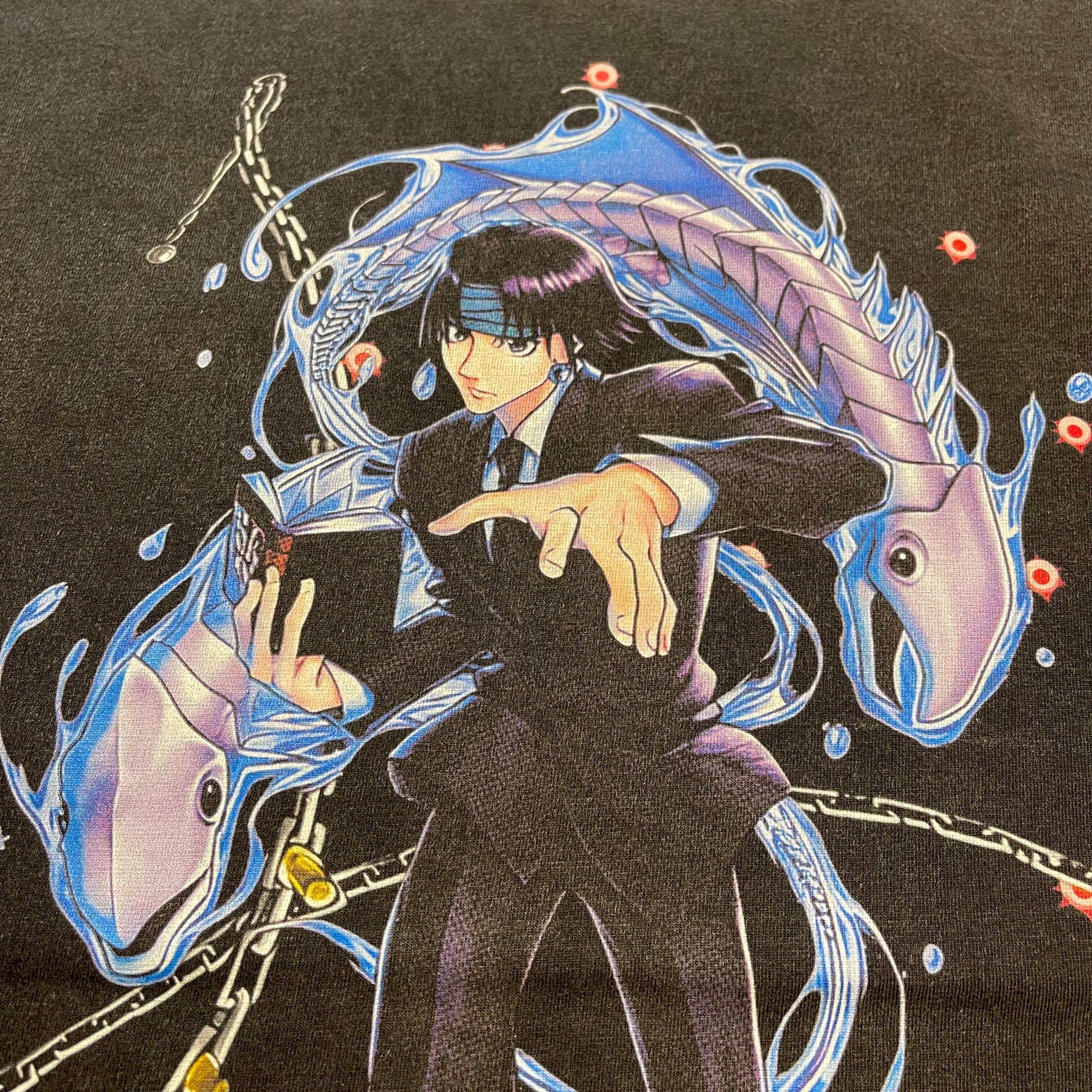 00's ハンターハンター 幻影旅団 団長 クロロ アニメTシャツ 両面