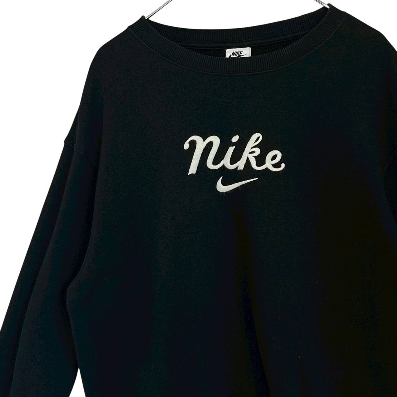 NIKE ナイキ スウェット トレーナー M センターロゴ 刺繍ロゴ 筆記体