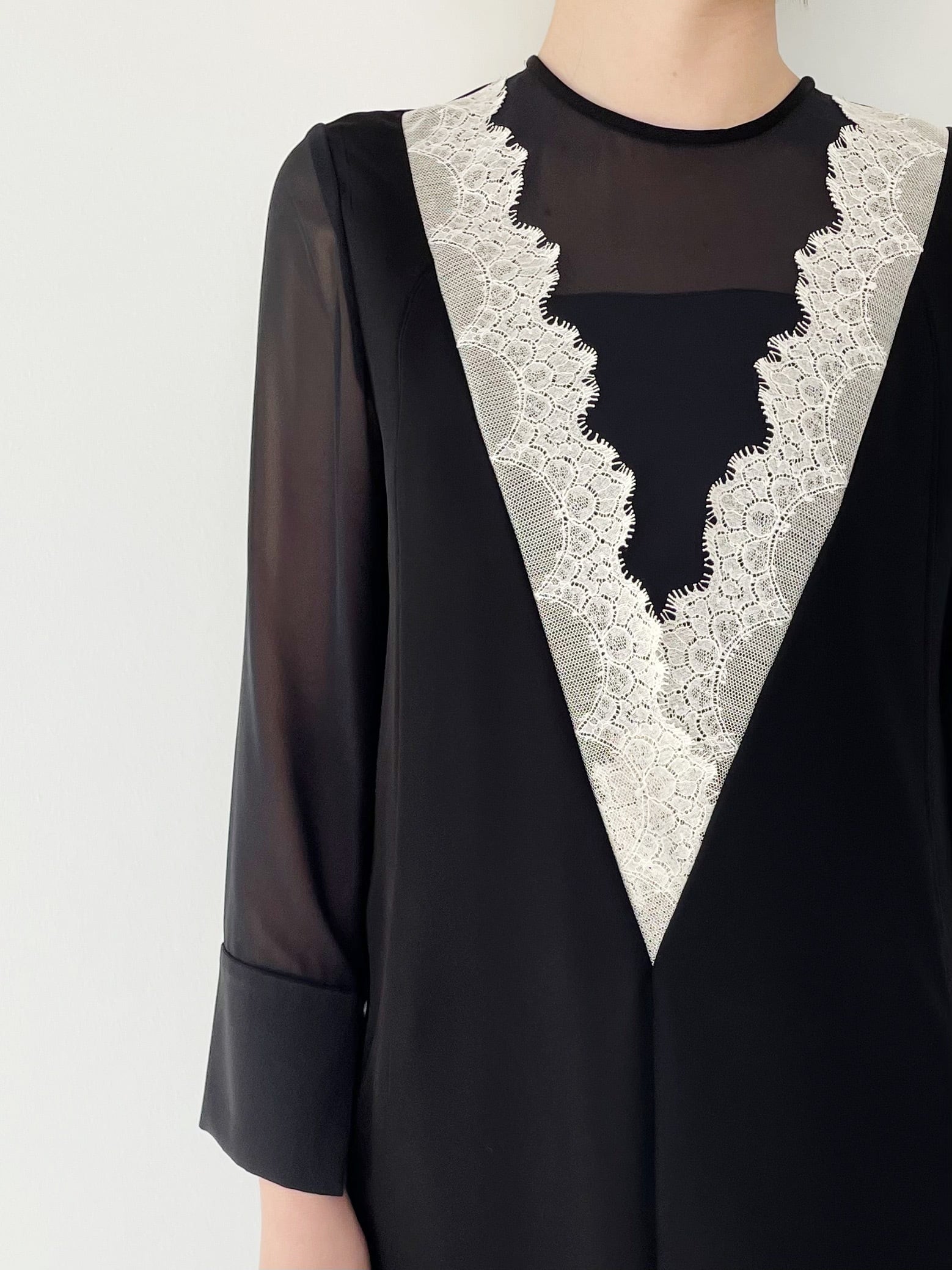 LOKITHO Lace Vneck Dress | KOKO