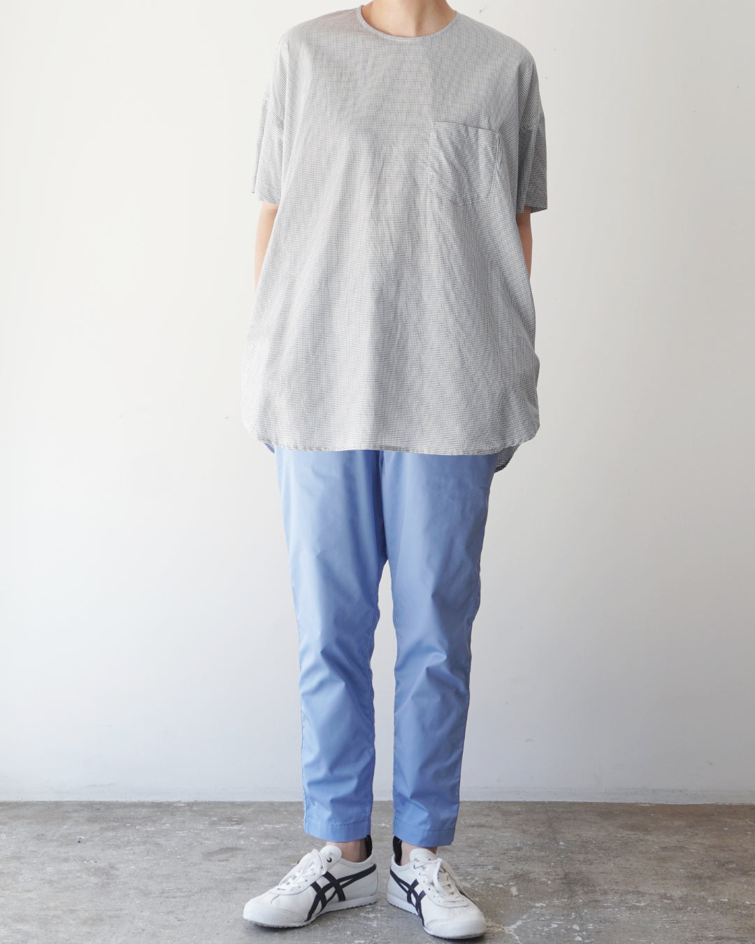 ゴーシュ ペットコットンツイル テーパードパンツ / ブルー【正規通販