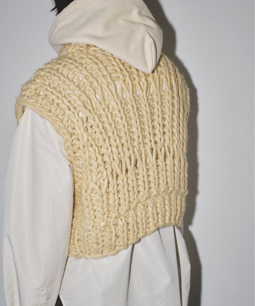 TODAYFUL（トゥデイフル）の「TODAYFUL Chunky Hand Knitvest チャン