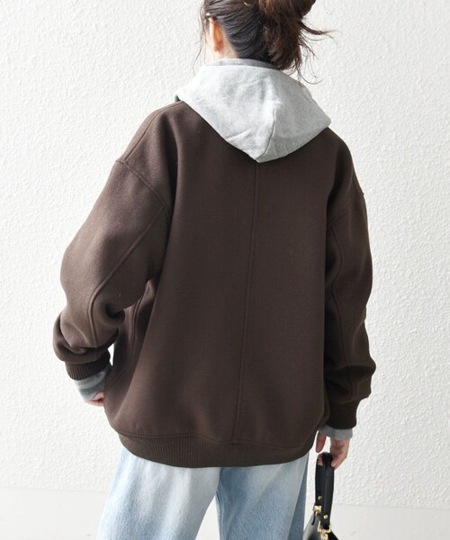 WEB限定】SHIPS any: バーシティ ジャケット 25AW（スタジャン