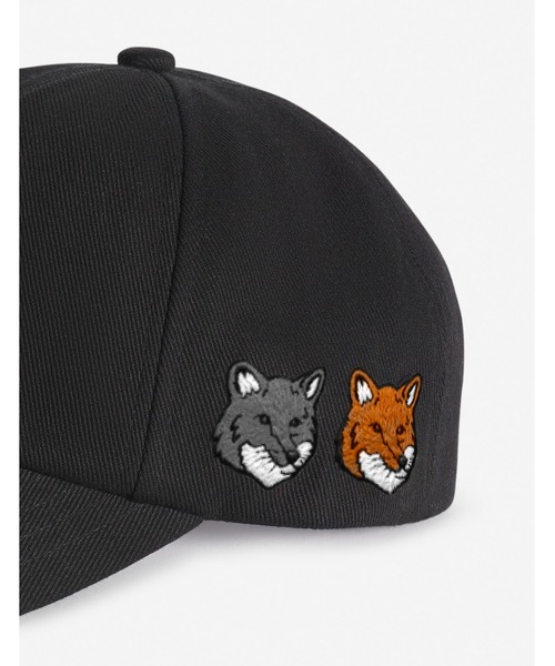 DOUBLE FOX HEAD CAP（キャップ）｜Maison Kitsune（メゾンキツネ）の