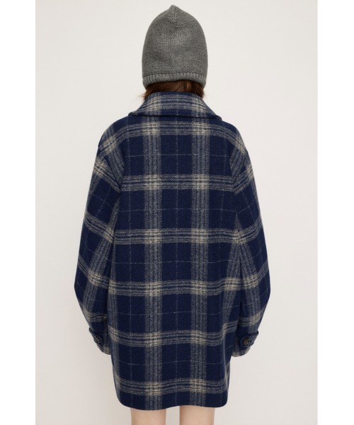 SLY（スライ）の「OVER MIDI CHECK COAT オーバー ミディ チェック