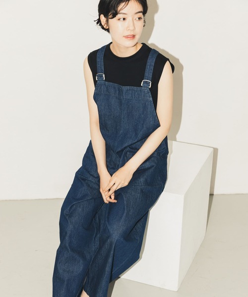 かぐれ（カグレ）の「デニムサロペット（サロペット/オーバーオール