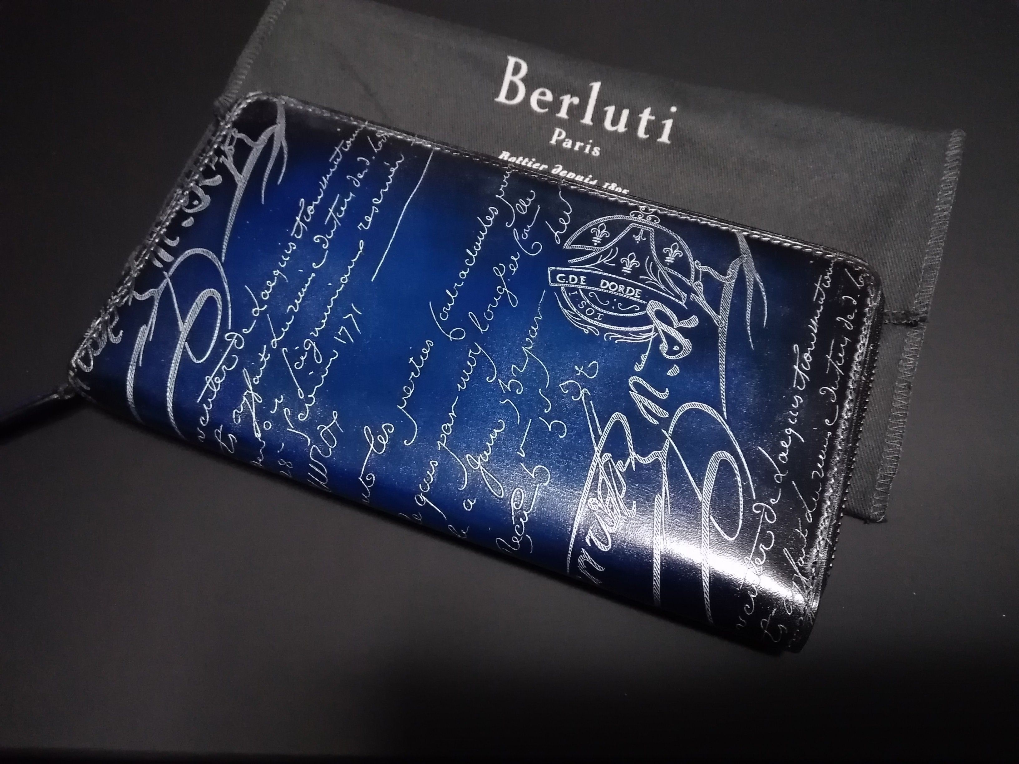 関税込◇限定シルバーパティーヌ希少品!! ベルルッティ ITAUBA