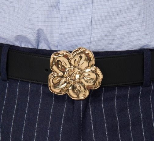 KENZO ケンゾー ワイドリバーシブル レザーベルト BOKE FLOWER (KENZO