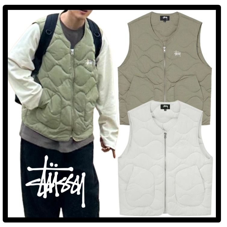 ☆関税込☆Stussy☆RECYCLED NYLON LINER VEST☆ (STUSSY/ベスト・ジレ